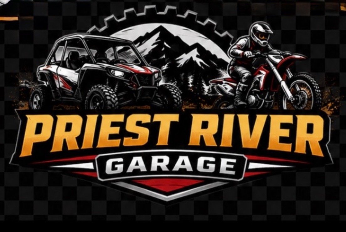 Priest River Garage Logo UTV & Dirtbike